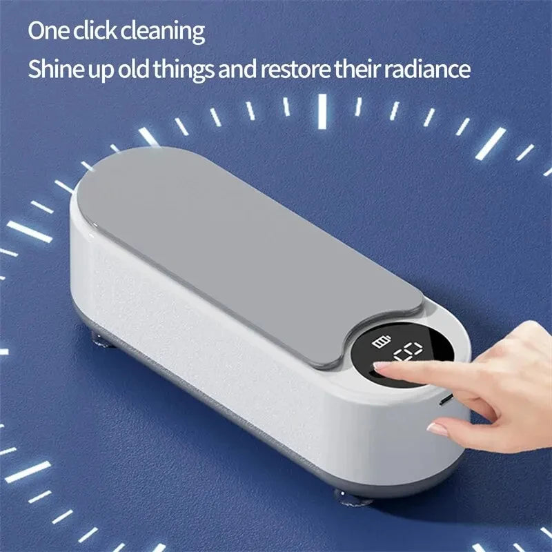 xiaomi MIJIA 450ml Clean Ultrasonic Cleaner Portable Household Cleaning Machine Jewelry Cleaner Machine Ring Glasse Makeup Brush